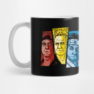 The Three Senseis Distressed Mug